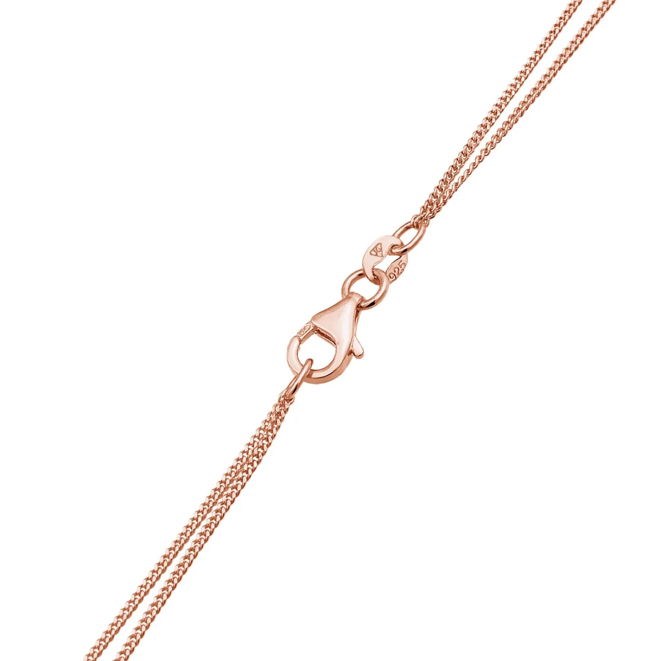 Elli "Layer-Halskette Flügel | Kristall (Weiß)< Roségold|Halsketten