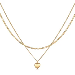 Elli "Layer-Halskette Herz< Symbol-schmuck|Herz-schmuck