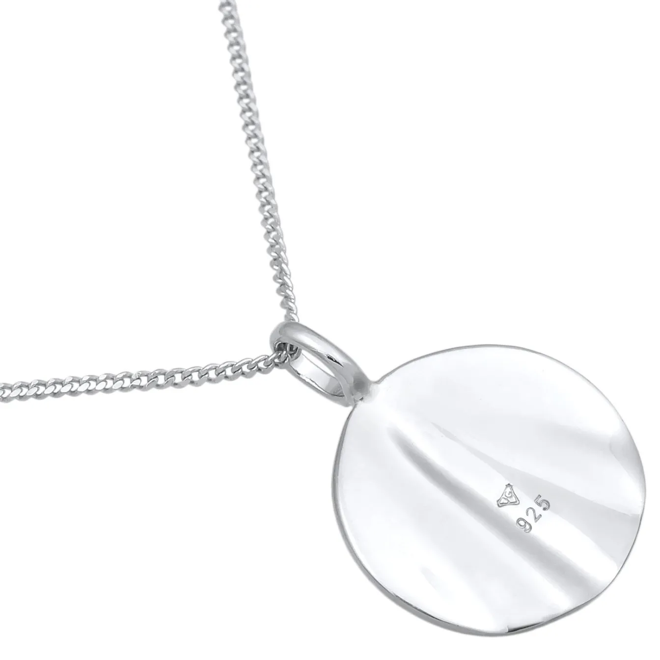 Elli "Layer-Halskette Plättchen< Silber|Symbol-schmuck