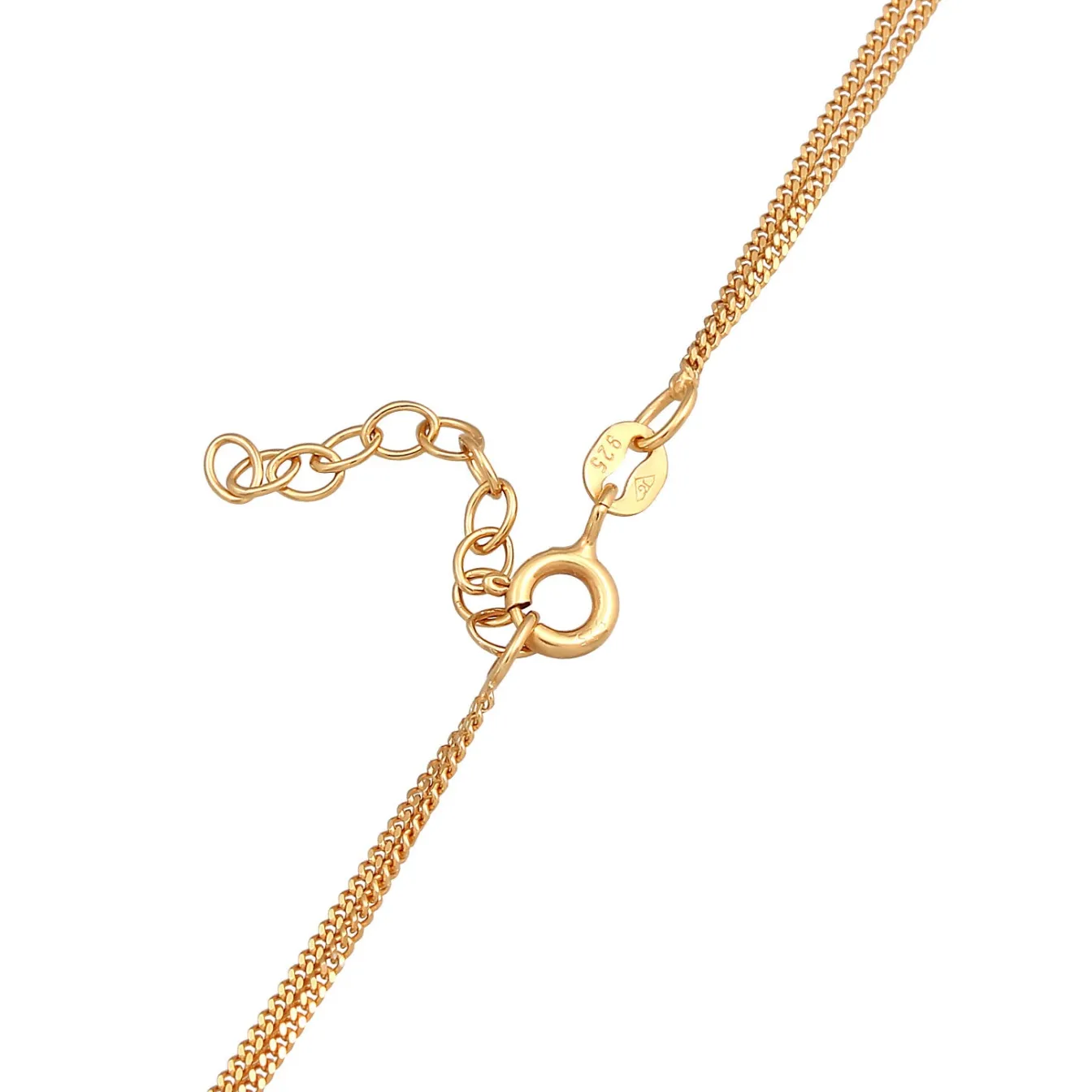 Elli "Layer-Halskette Plättchen | Mondstein< Symbol-schmuck|Halsketten