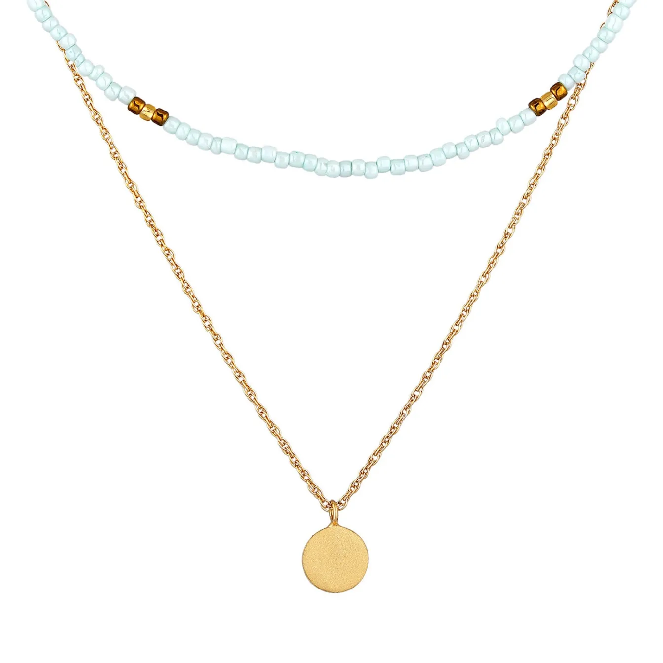 Elli "Layer-Halskette Sonne< Symbol-schmuck|Halsketten