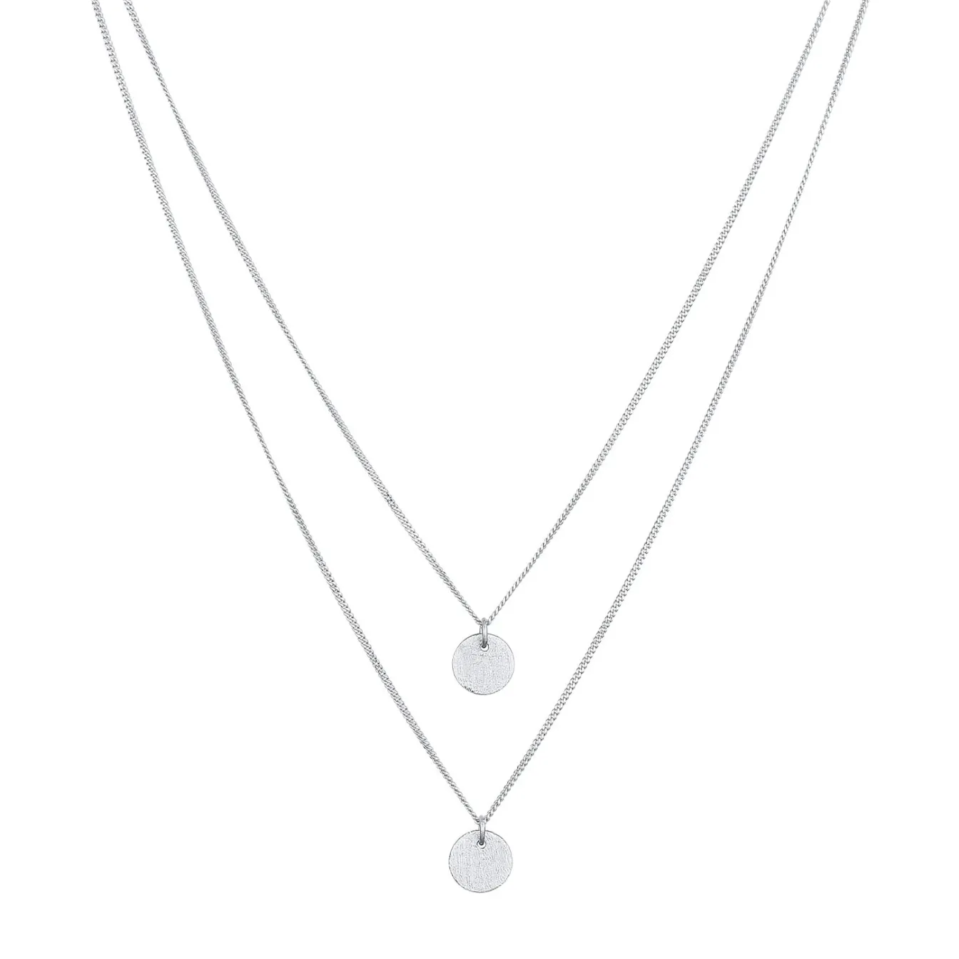 Elli "Layerkette Plättchen< Roségold|Letzte Chance