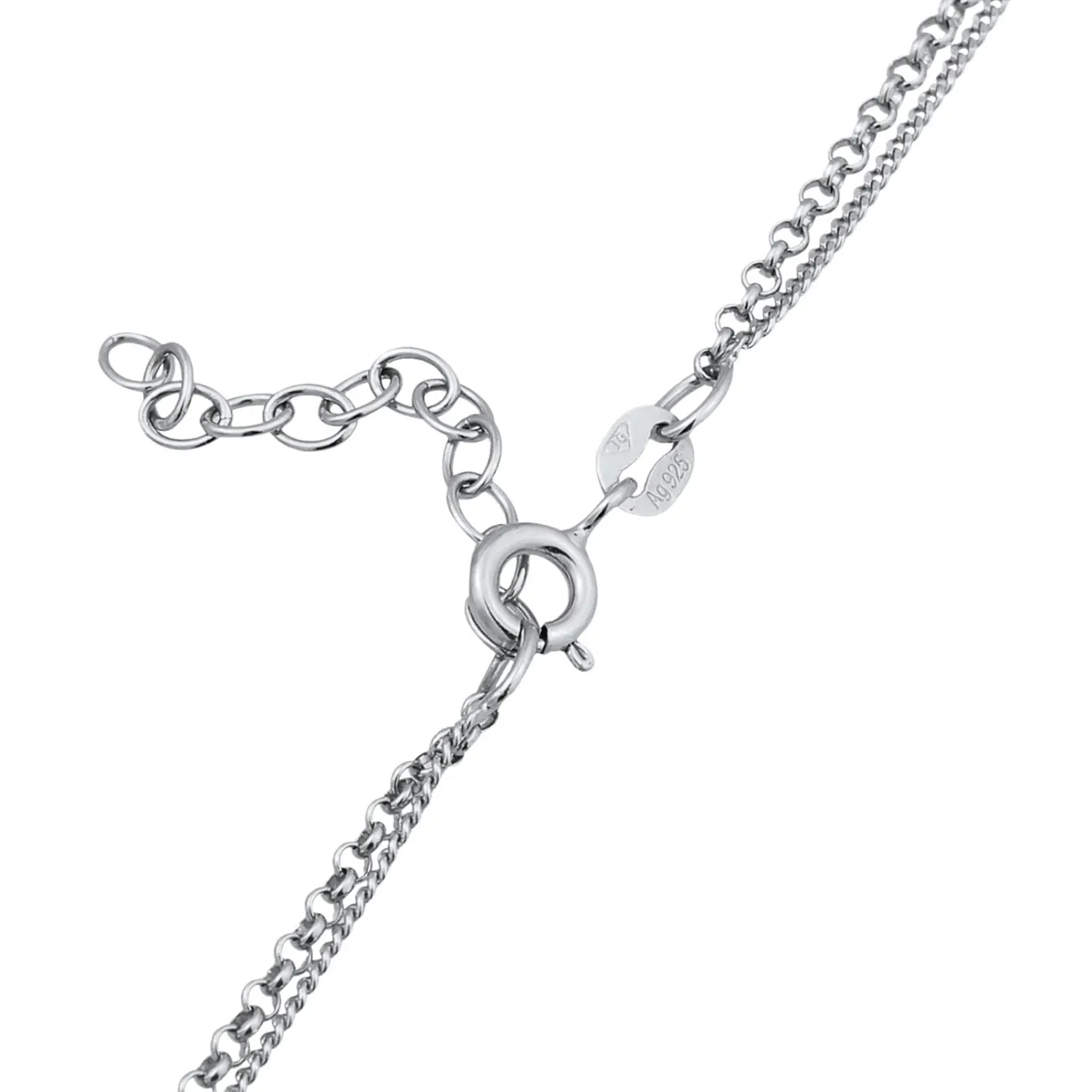 Elli "Layer-Kette Sonnen Anhänger< Vergoldet|Symbol-schmuck