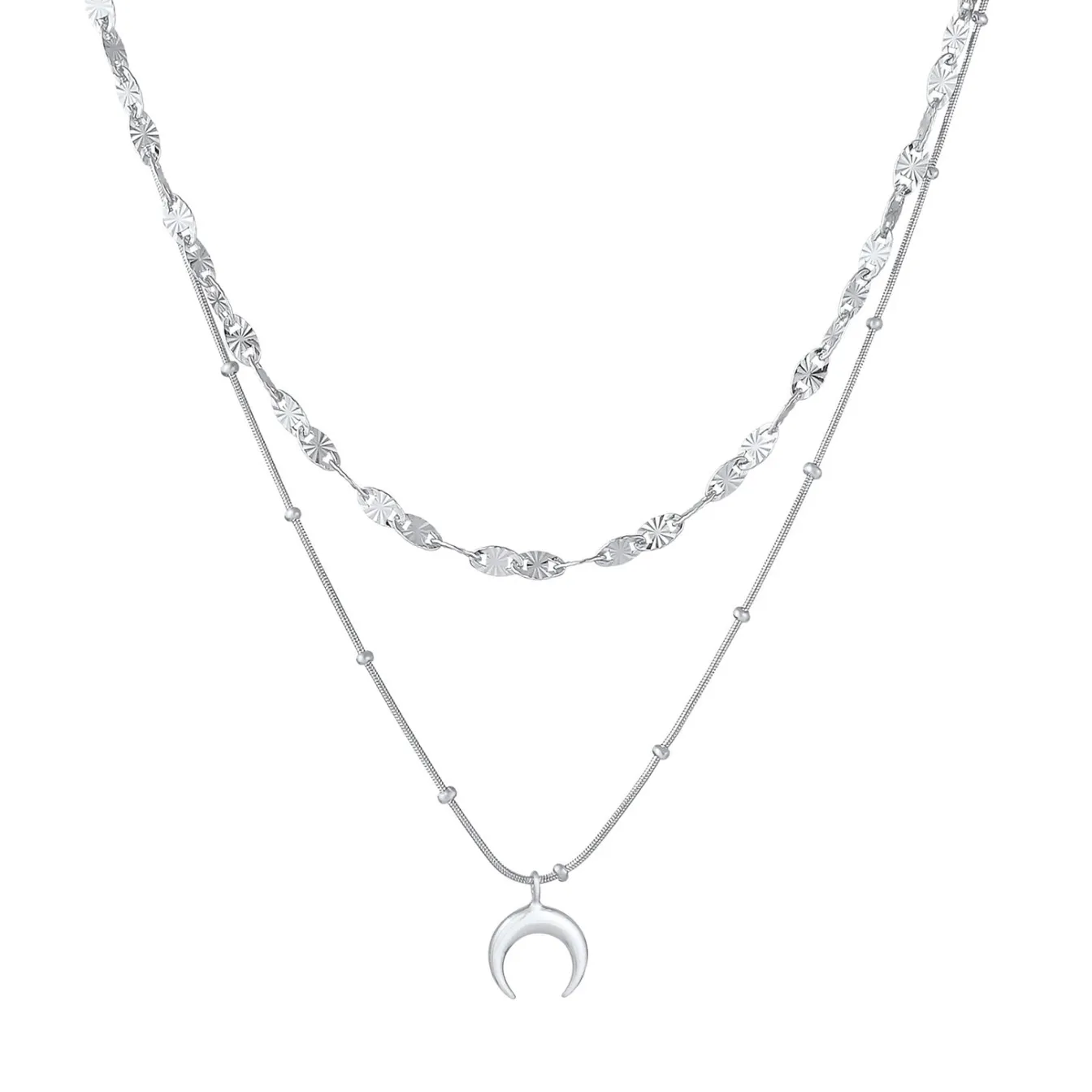 Elli "Layer-Kugel-Halskette Astro< Vergoldet|Symbol-schmuck