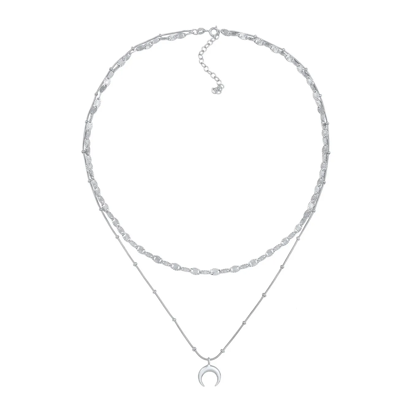 Elli "Layer-Kugel-Halskette Astro< Vergoldet|Symbol-schmuck