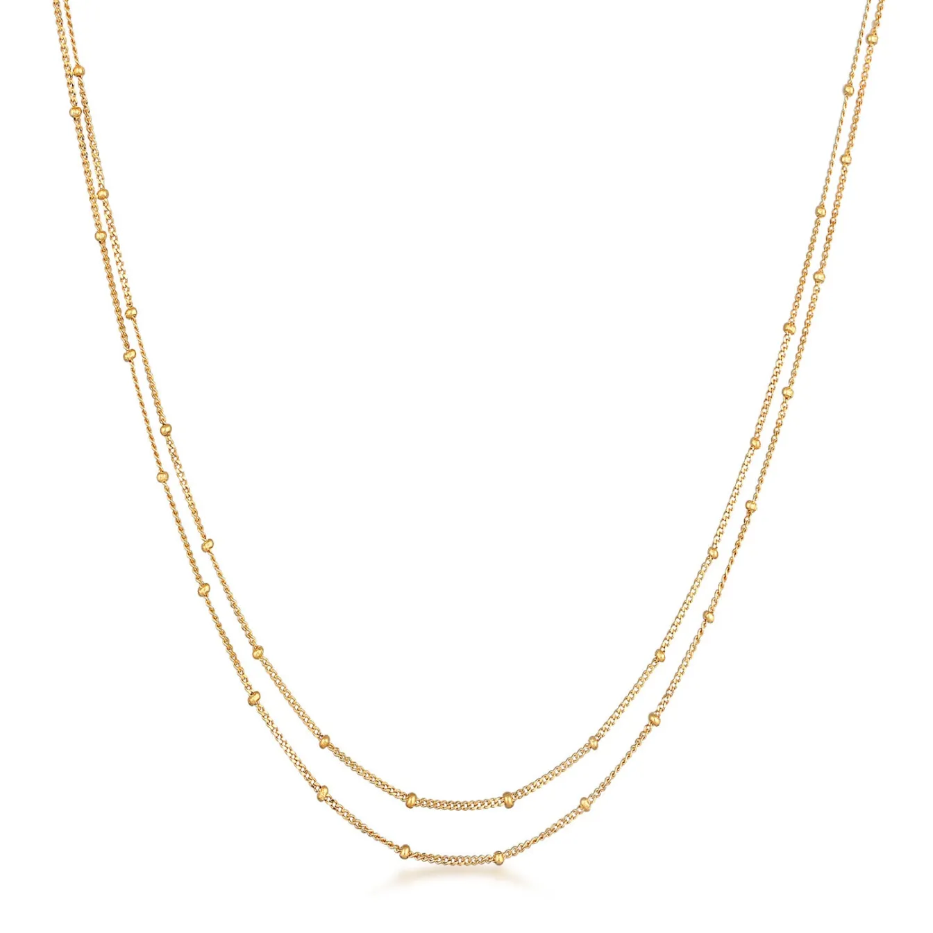 Elli "Layer-Kugelkette< Silber|Halsketten