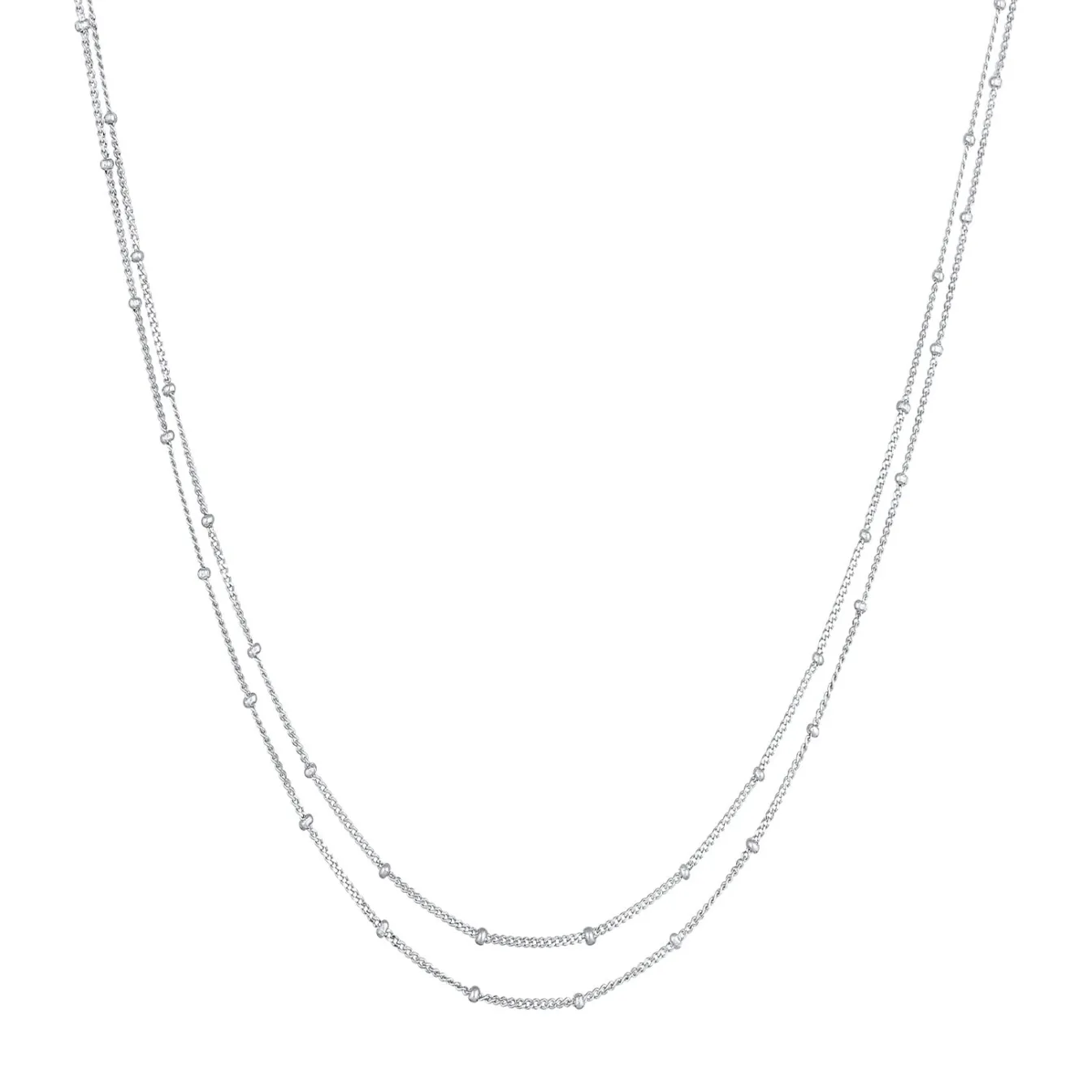 Elli "Layer-Kugelkette< Silber|Halsketten