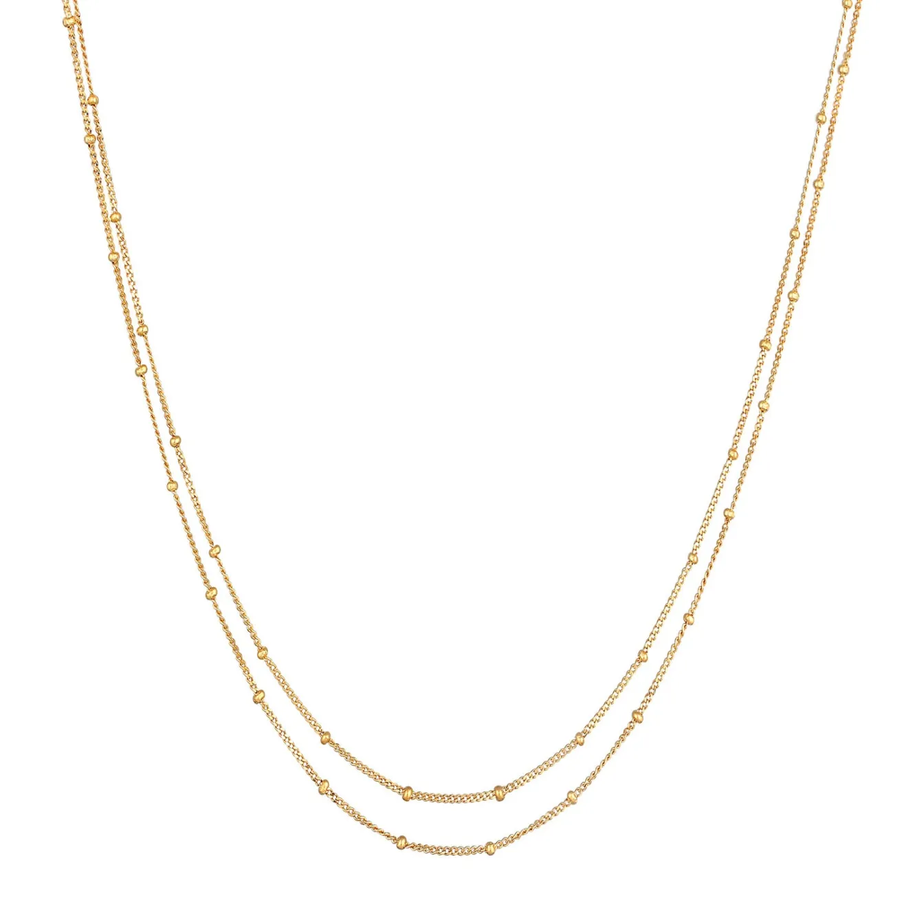 Elli "Layer-Kugelkette< Silber|Halsketten