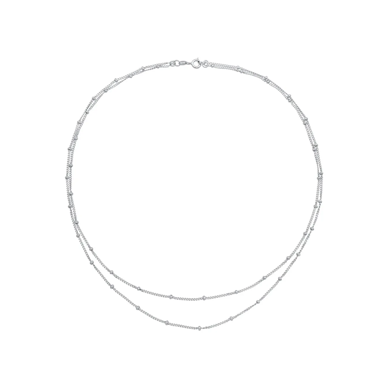 Elli "Layer-Kugelkette< Silber|Halsketten