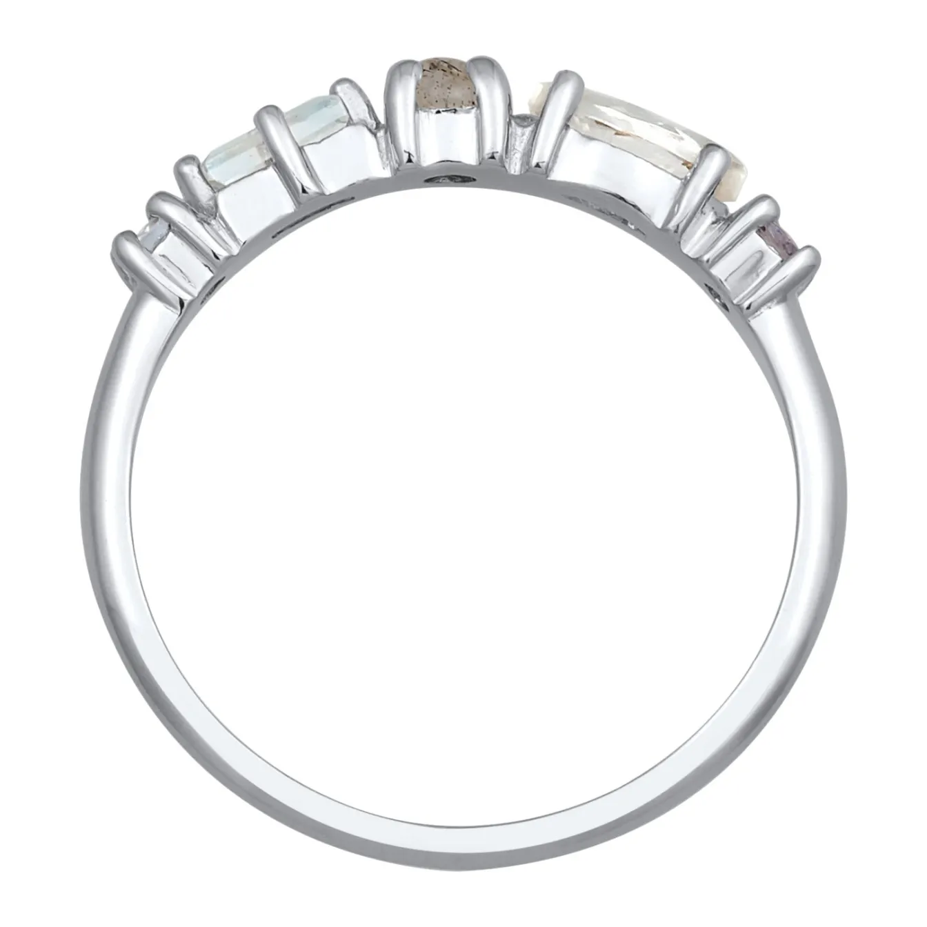 Elli "Memoire Ring | Amethyst (Hellgrün), Topas (Hellblau), Tansanit (Lila)< Roségold|Ringe