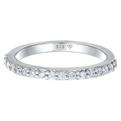 Elli "Memoire Ring | Laborgezüchteter Diamant (Weiß, 0.068 ct)< Diamanten|Ringe
