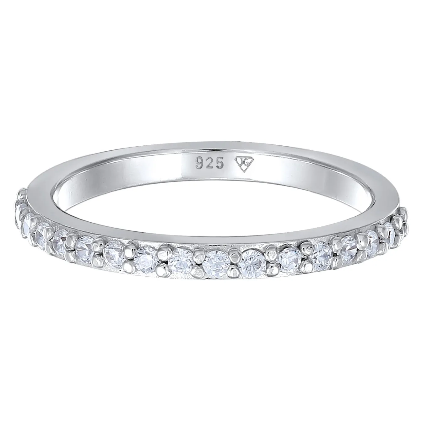Elli "Memoire Ring | Laborgezüchteter Diamant (Weiß, 0.068 ct)< Diamanten|Ringe