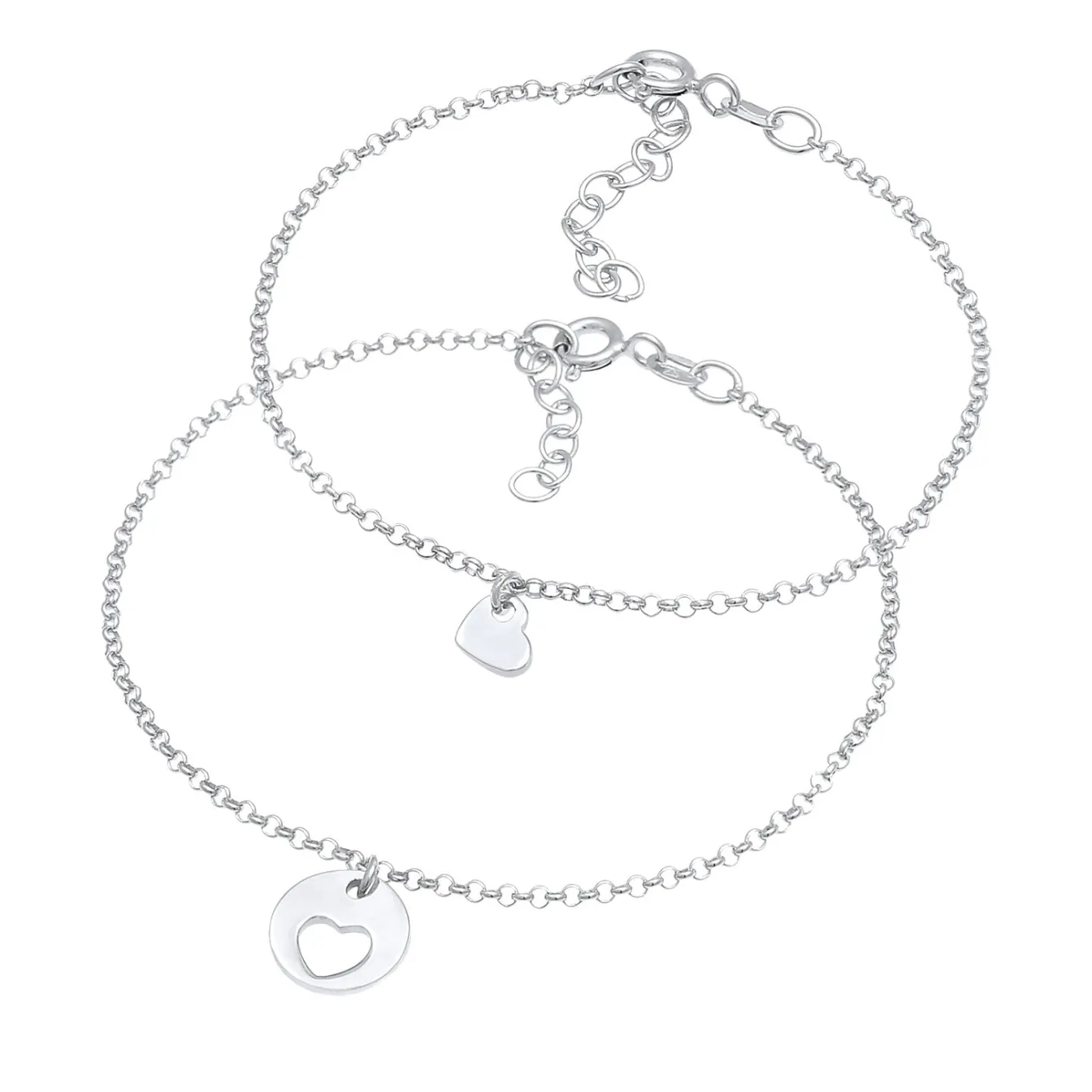 Elli "Mutter-Kind-Armbandset< Symbol-schmuck|Herz-schmuck