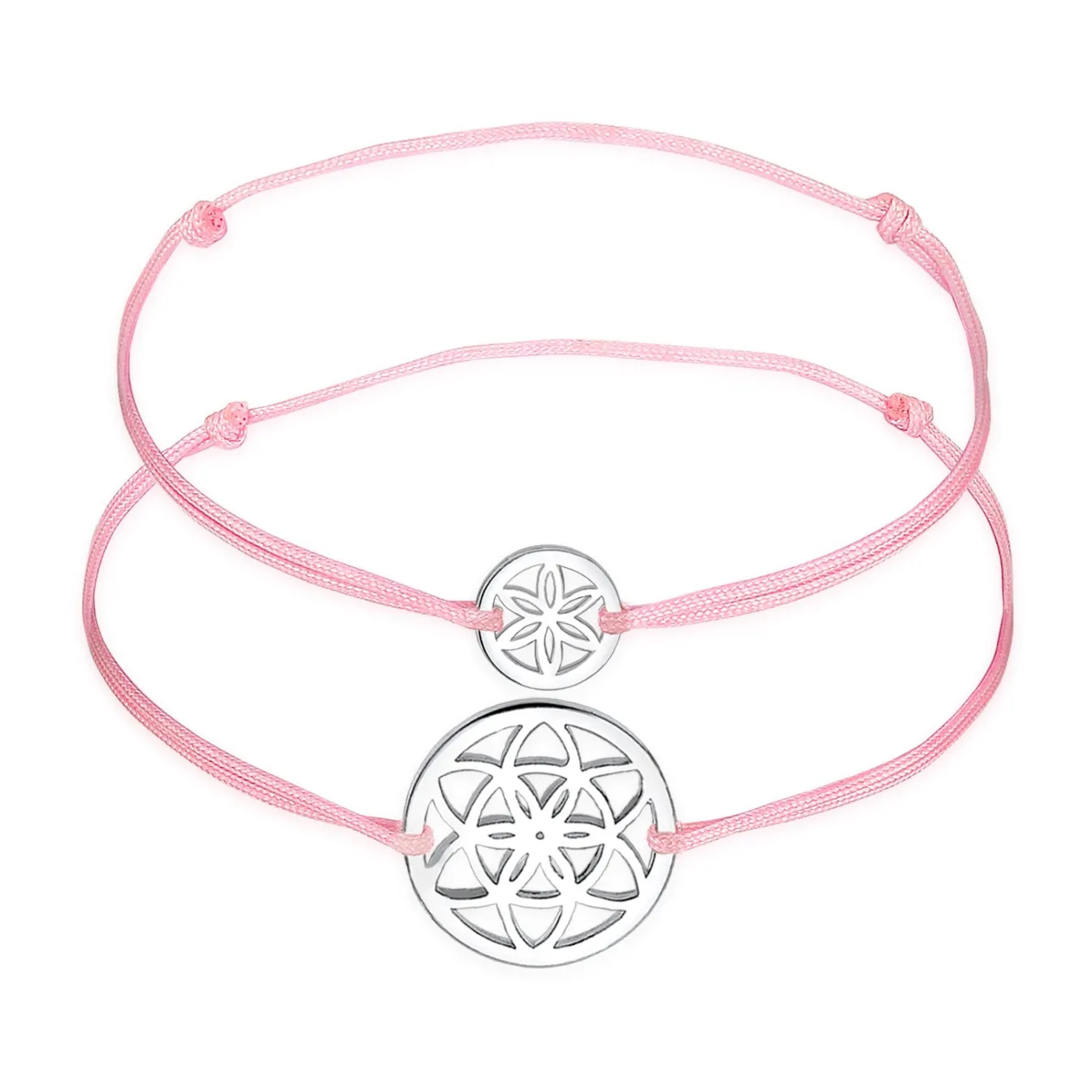 Elli "Mutter-Kind-Armbandset Blume< Roségold|Symbol-schmuck