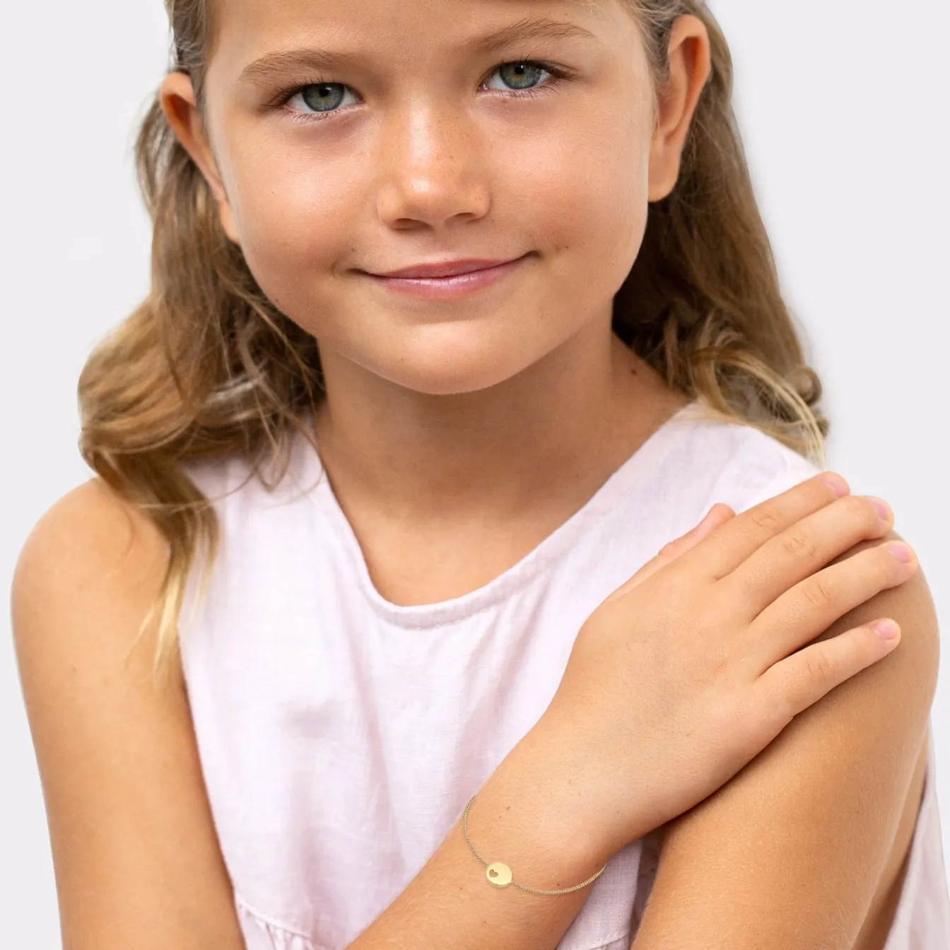 Elli "Mutter-Kind-Armbandset Herz< Vergoldet|Symbol-schmuck