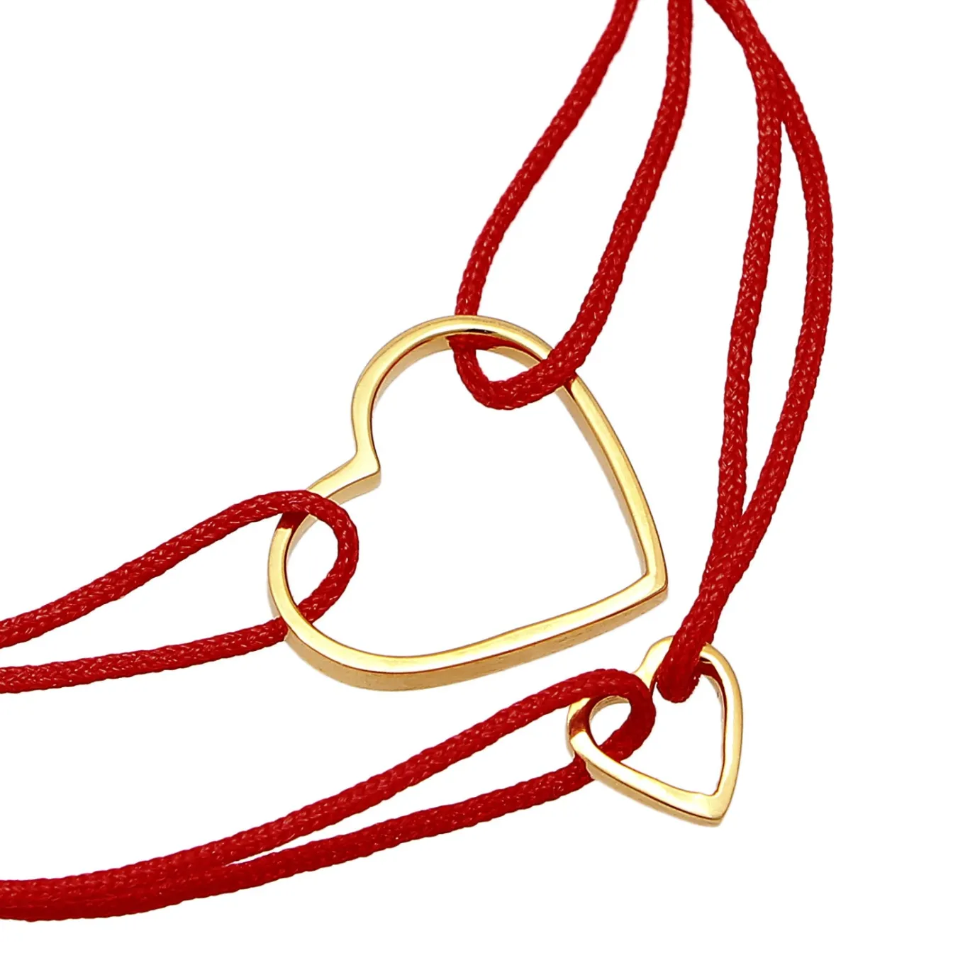 Elli "Mutter-Kind-Armbandset Herz | Nylon< Symbol-schmuck|Herz-schmuck