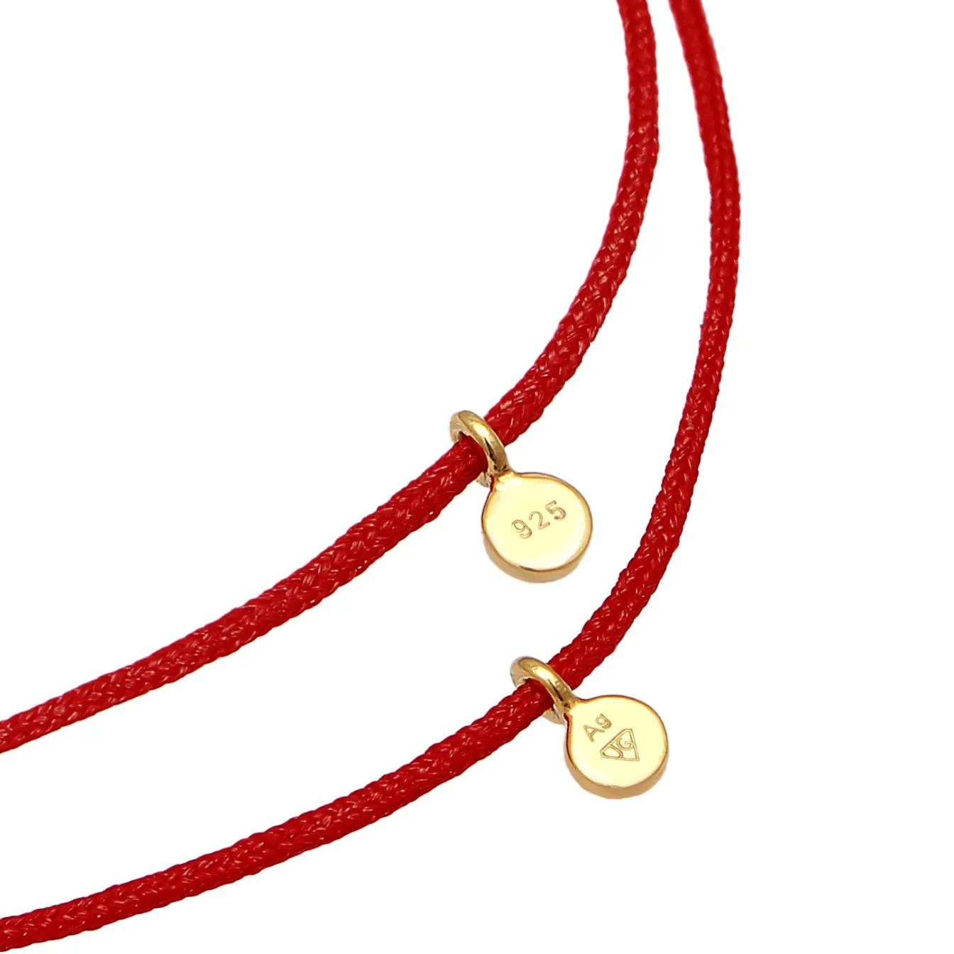 Elli "Mutter-Kind-Armbandset Herz | Nylon< Symbol-schmuck|Herz-schmuck