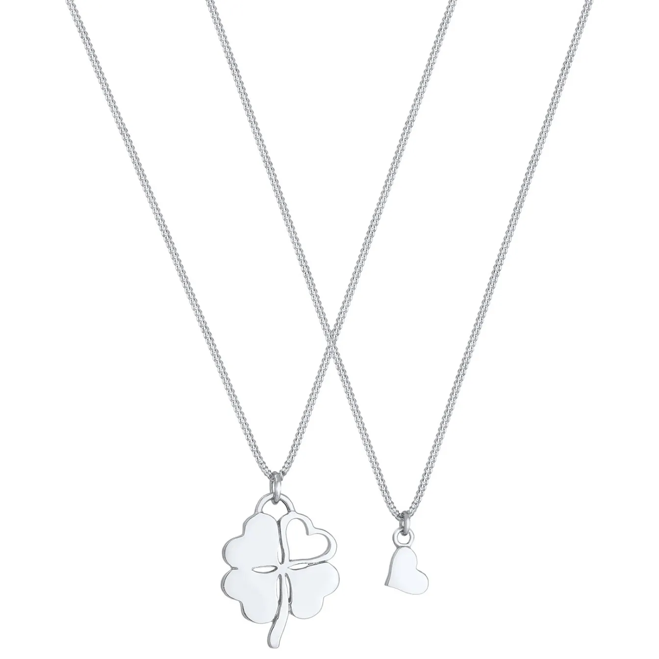 Elli "Mutter-Kind-Kettenset Herz< Symbol-schmuck|Herz-schmuck