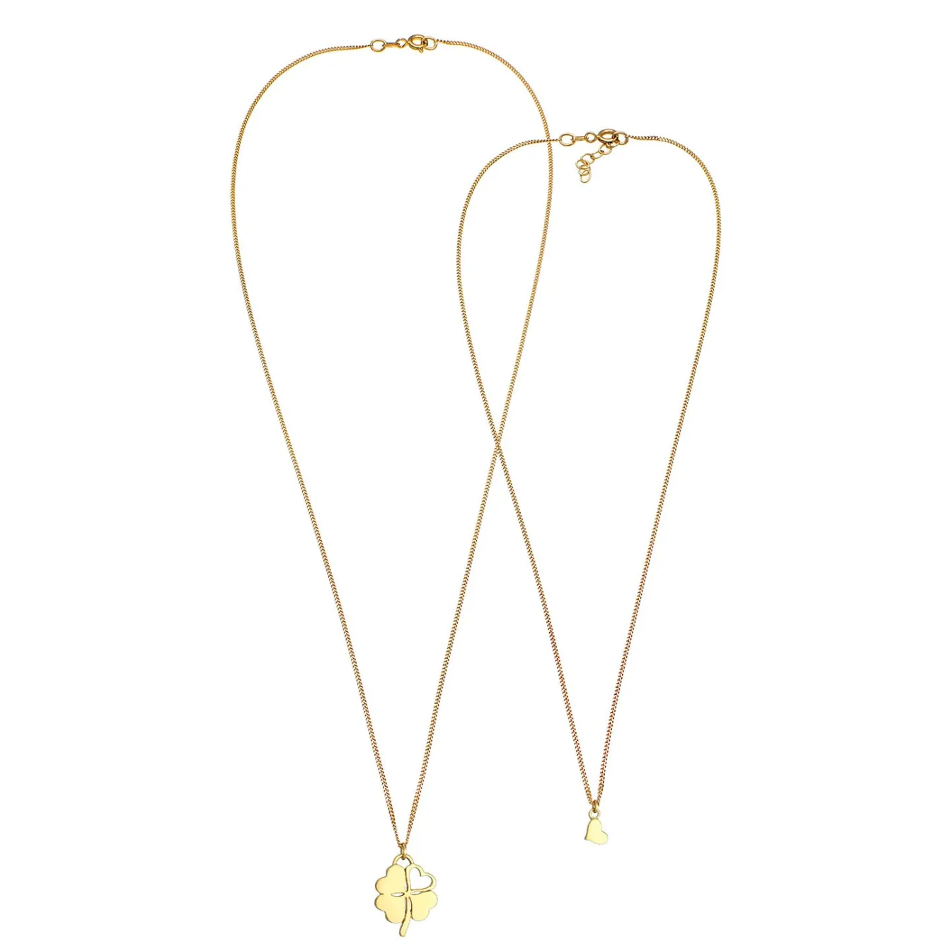 Elli "Mutter-Kind-Kettenset Herz< Symbol-schmuck|Herz-schmuck