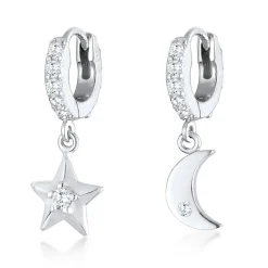 Elli "Ohrhänger | Zirkonia ( Weiß )< Symbol-schmuck|Ohrringe