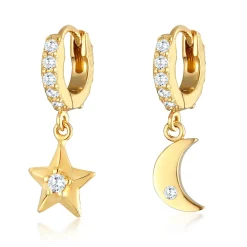 Elli "Ohrhänger | Zirkonia ( Weiß )< Symbol-schmuck|Ohrringe