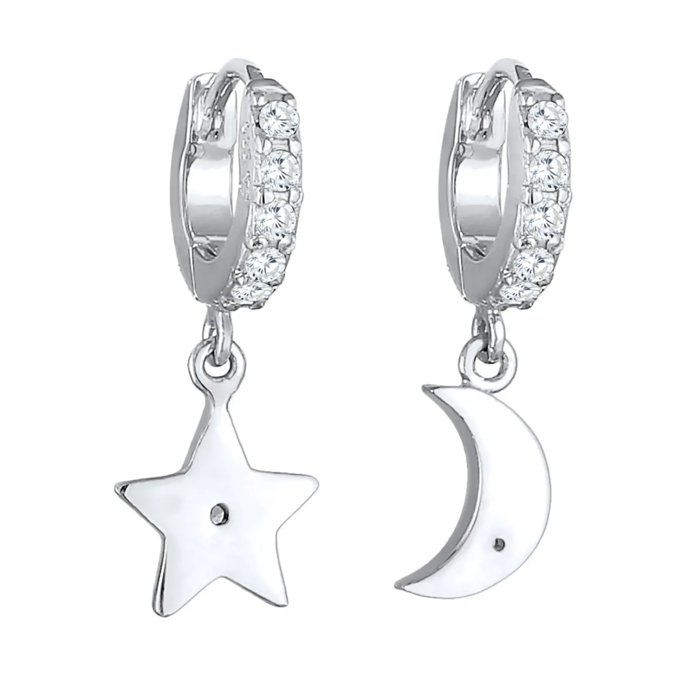 Elli "Ohrhänger | Zirkonia ( Weiß )< Symbol-schmuck|Ohrringe