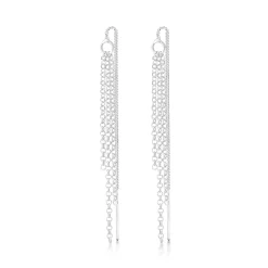 Elli "Ohrhänger Ear Chain< Ohrringe|Vergoldet