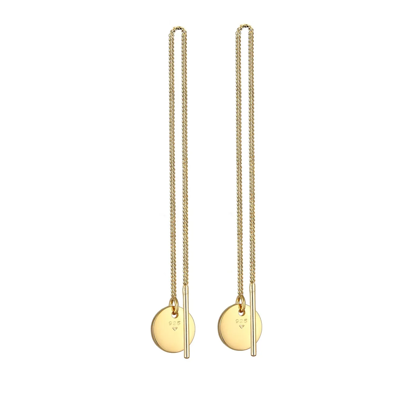 Elli "Ohrhänger Ear Chain< Ohrringe|Silber