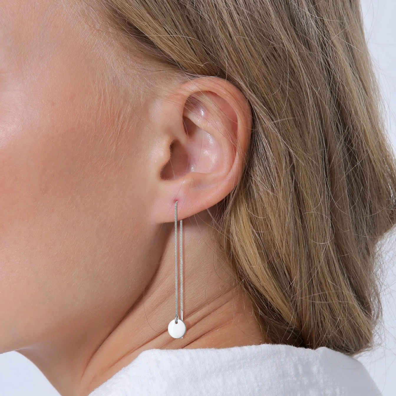 Elli "Ohrhänger Ear Chain< Ohrringe|Silber