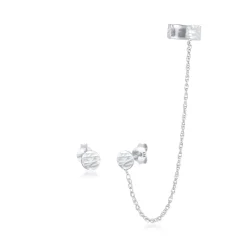 Elli "Ohrhänger Ear Chain< Silber|Ohrringe