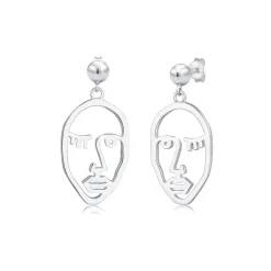 Elli "Ohrhänger Gesicht< Symbol-schmuck|Ohrringe