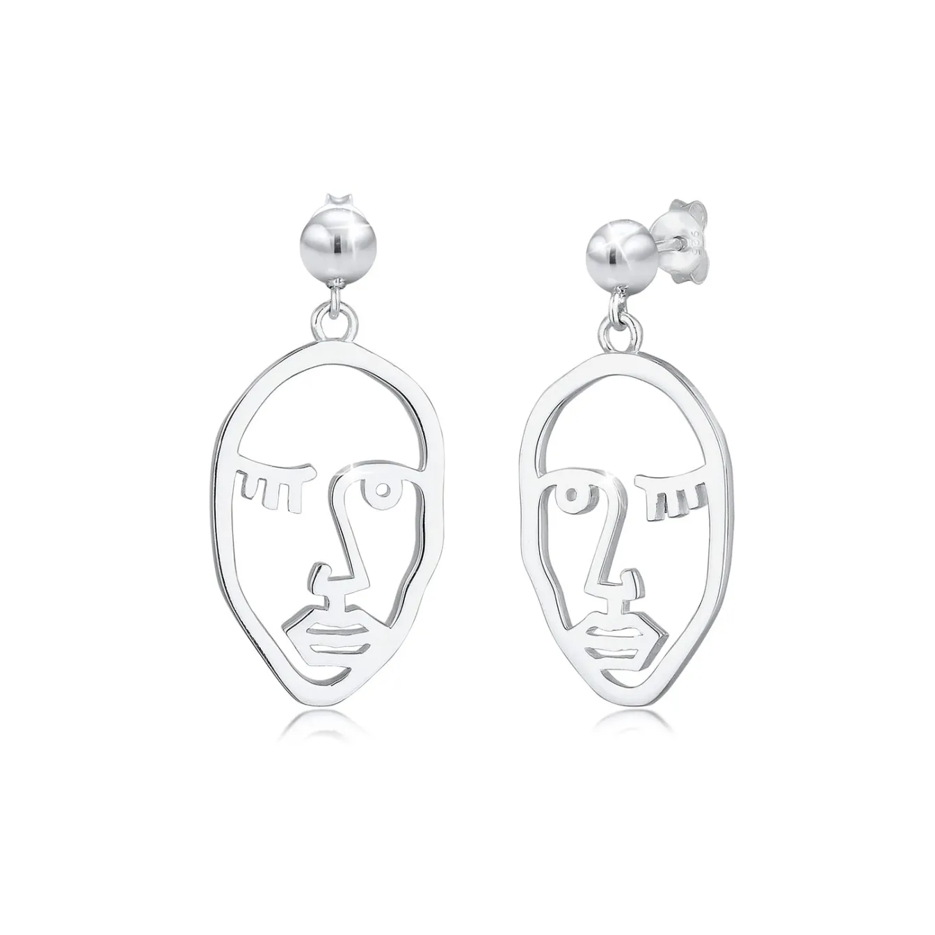 Elli "Ohrhänger Gesicht< Symbol-schmuck|Ohrringe