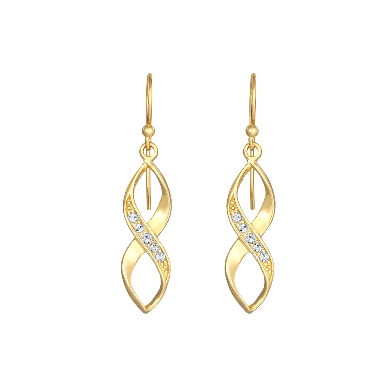 Elli "Ohrhänger Infinity | Kristall (Weiß)< Symbol-schmuck|Herz-schmuck