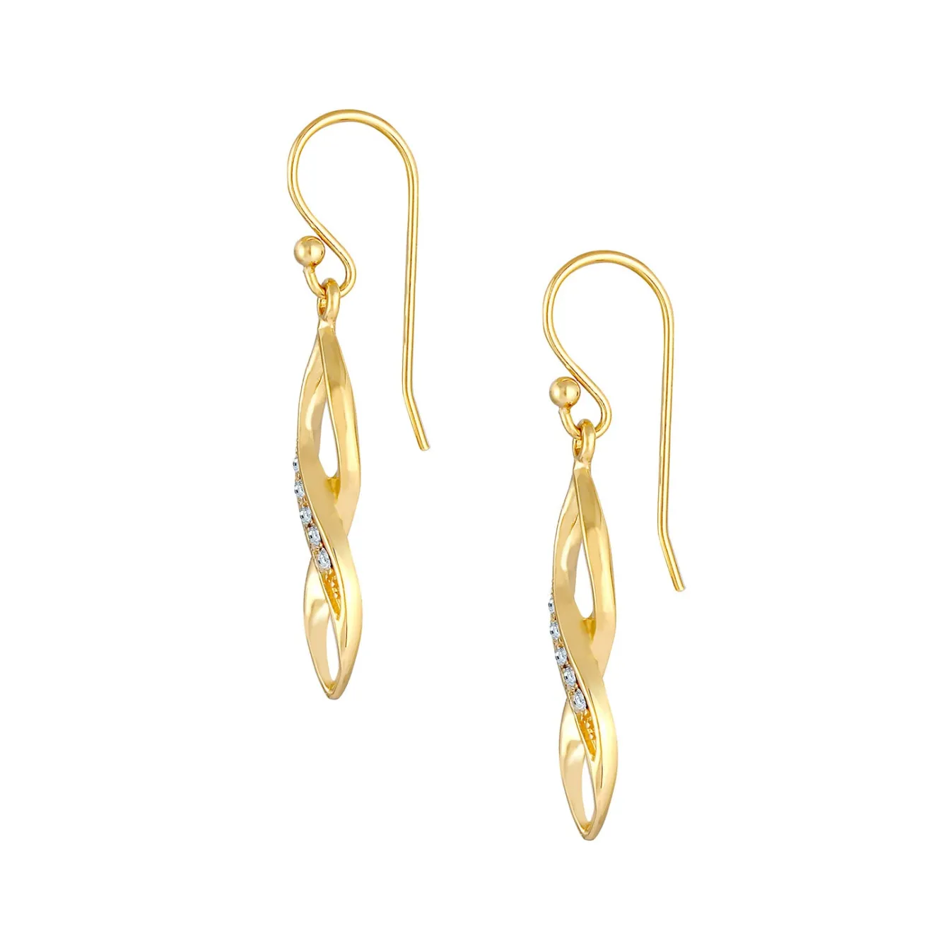 Elli "Ohrhänger Infinity | Kristall (Weiß)< Symbol-schmuck|Herz-schmuck