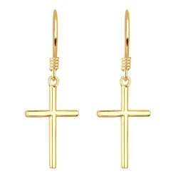 Elli "Ohrhänger Kreuz< Symbol-schmuck|Ohrringe