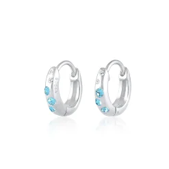 Elli "Ohrring | Kristall ( Hellblau )<Kinder Kinderschmuck