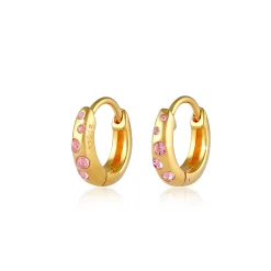 Elli "Ohrring | Kristall ( Rosa )<Kinder Kinderschmuck