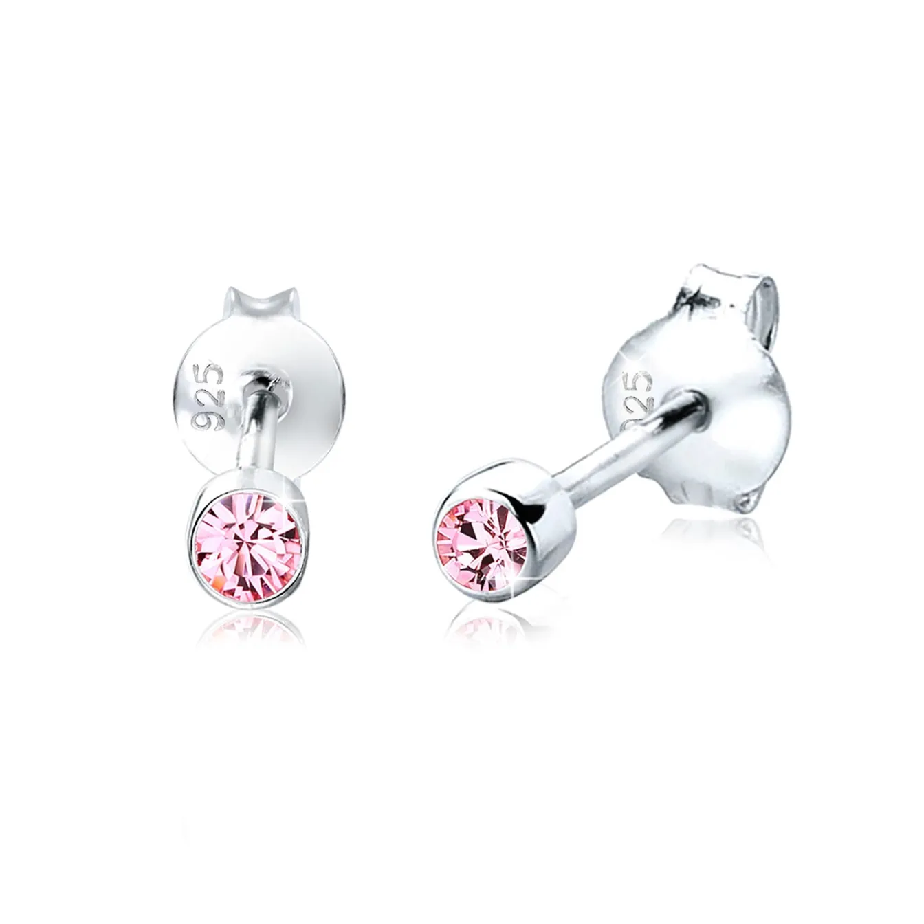 Elli "Ohrring | Kristall ( Violett )<Kinder Kinderschmuck
