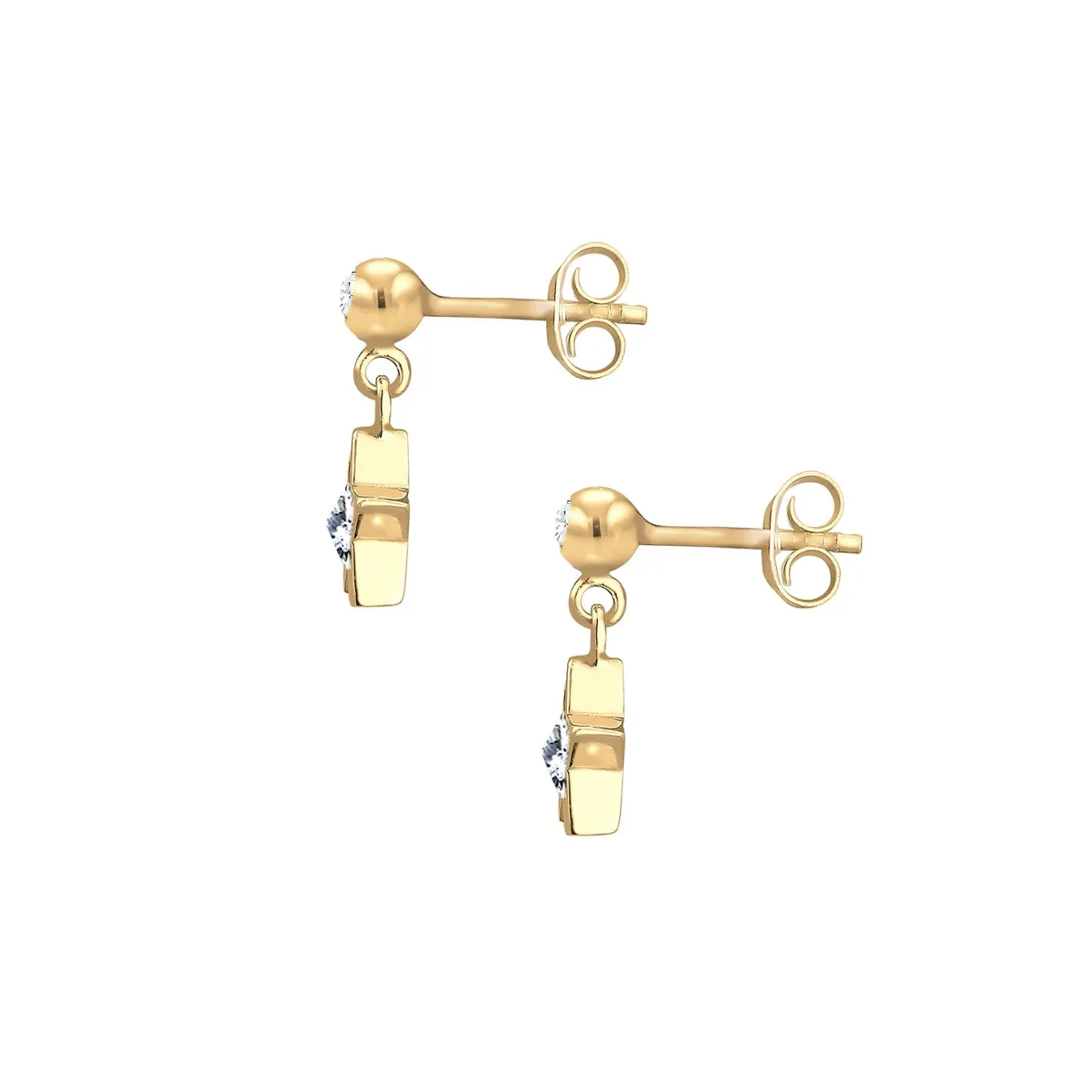 Elli "Ohrring Astro | Kristall (Weiß)<Kinder Kinderschmuck