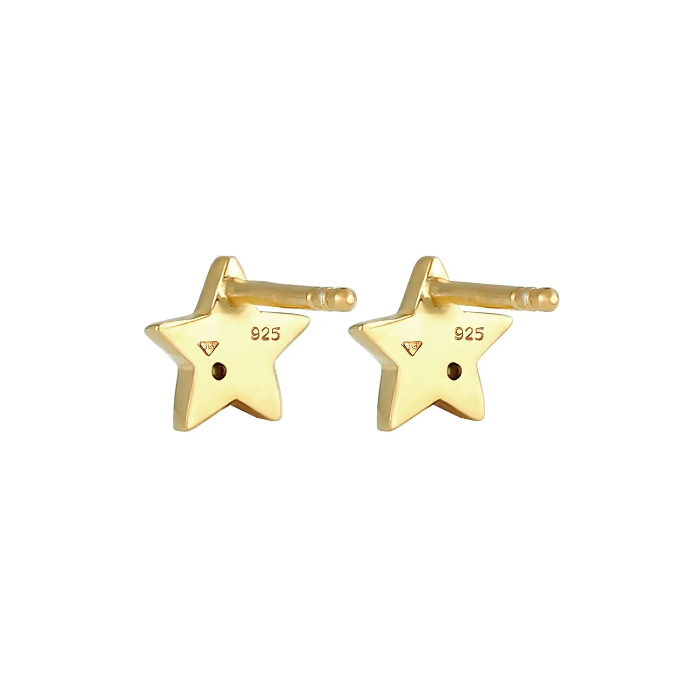 Elli "Ohrring Astro | Zirkonia ( Weiß )<Kinder Kinderschmuck