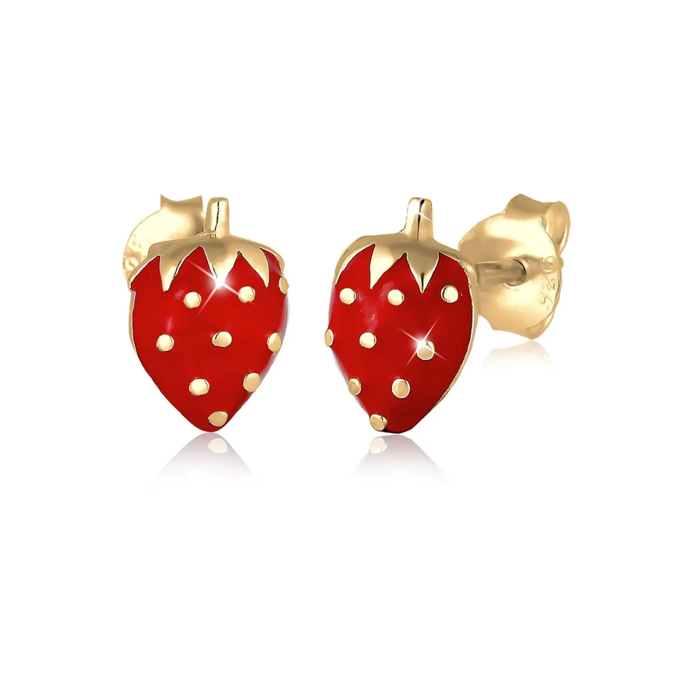 Elli "Ohrring Erdbeere<Kinder Kinderschmuck