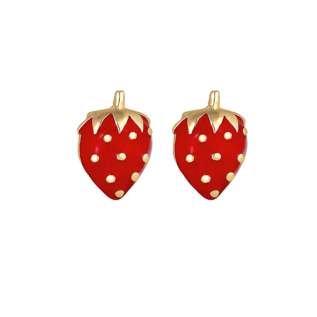 Elli "Ohrring Erdbeere<Kinder Kinderschmuck