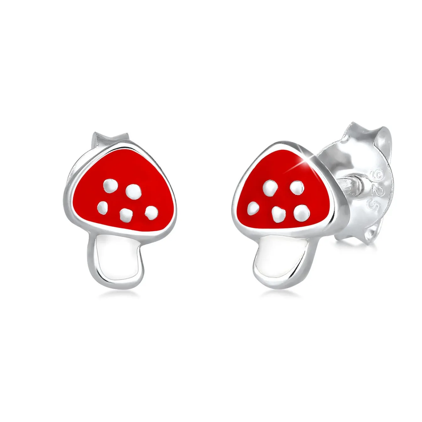 Elli "Ohrring Fliegenpilz<Kinder Symbol-schmuck|Kinderschmuck