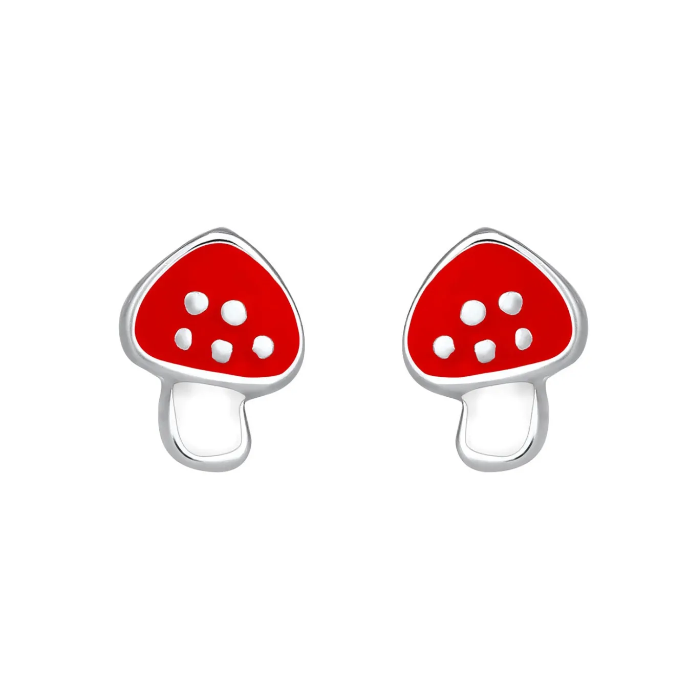 Elli "Ohrring Fliegenpilz<Kinder Symbol-schmuck|Kinderschmuck