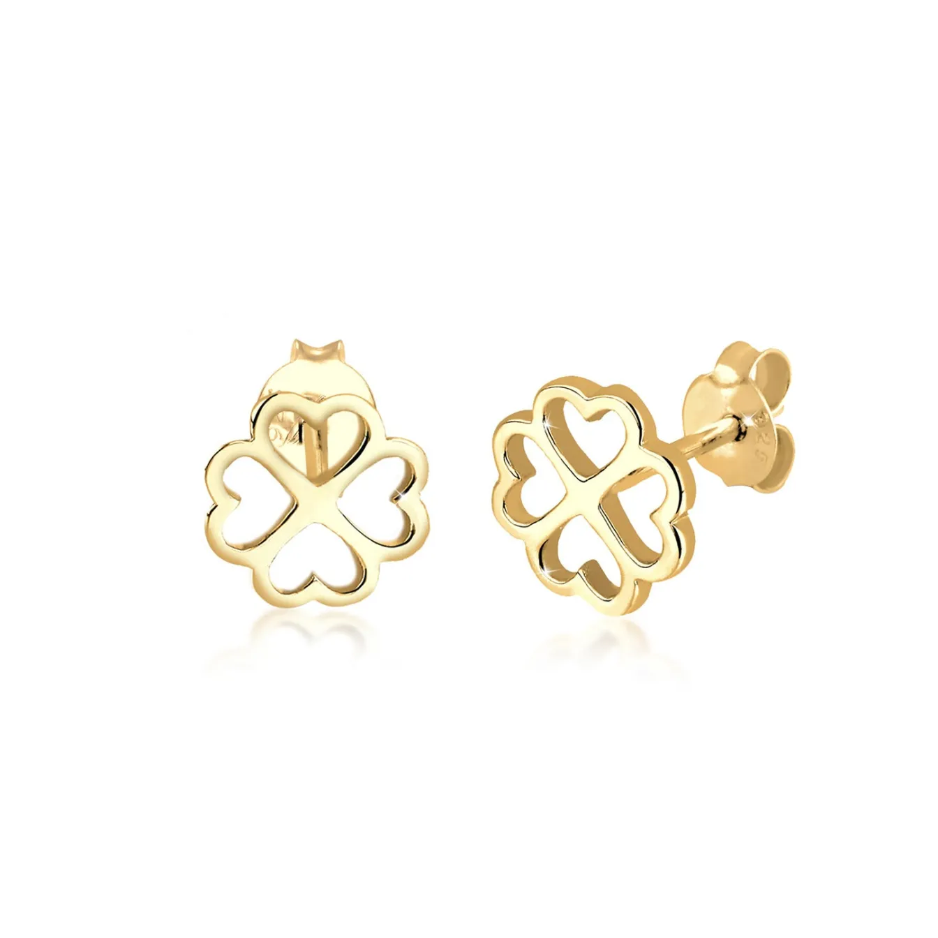 Elli "Ohrring Kleeblatt<Kinder Symbol-schmuck|Kinderschmuck