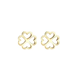 Elli "Ohrring Kleeblatt<Kinder Symbol-schmuck|Kinderschmuck