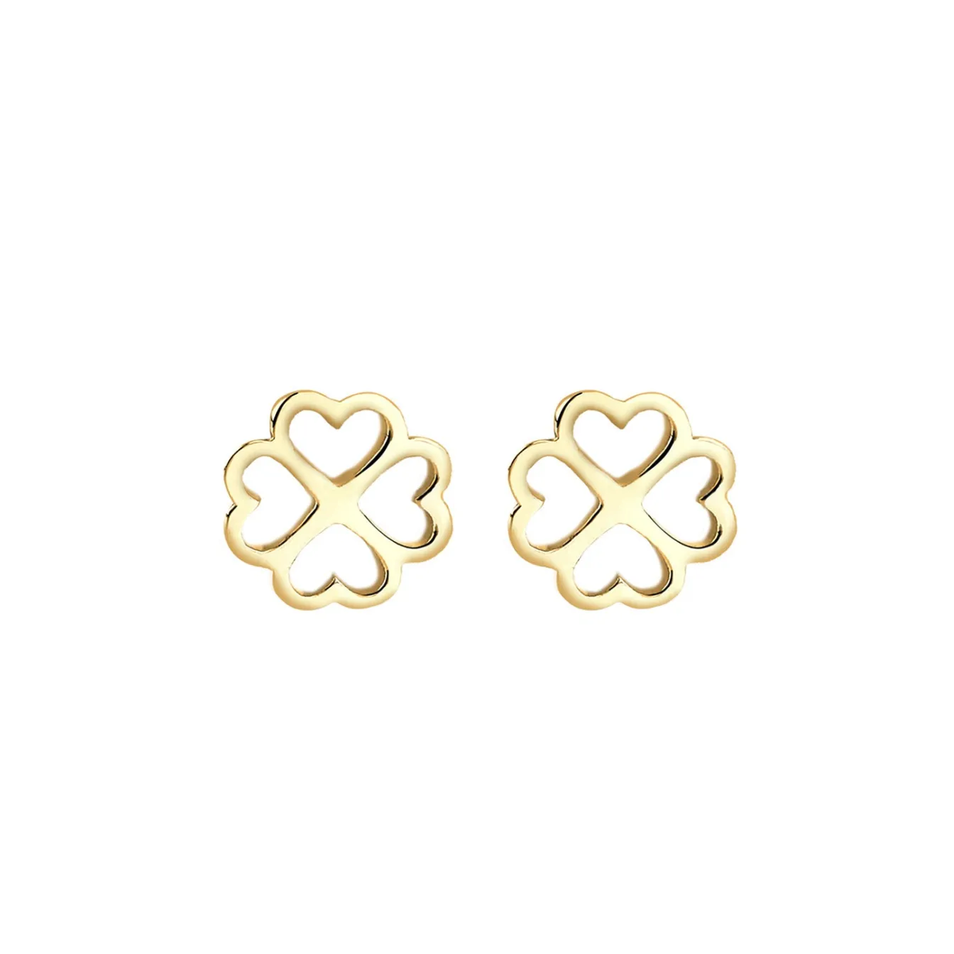 Elli "Ohrring Kleeblatt<Kinder Symbol-schmuck|Kinderschmuck