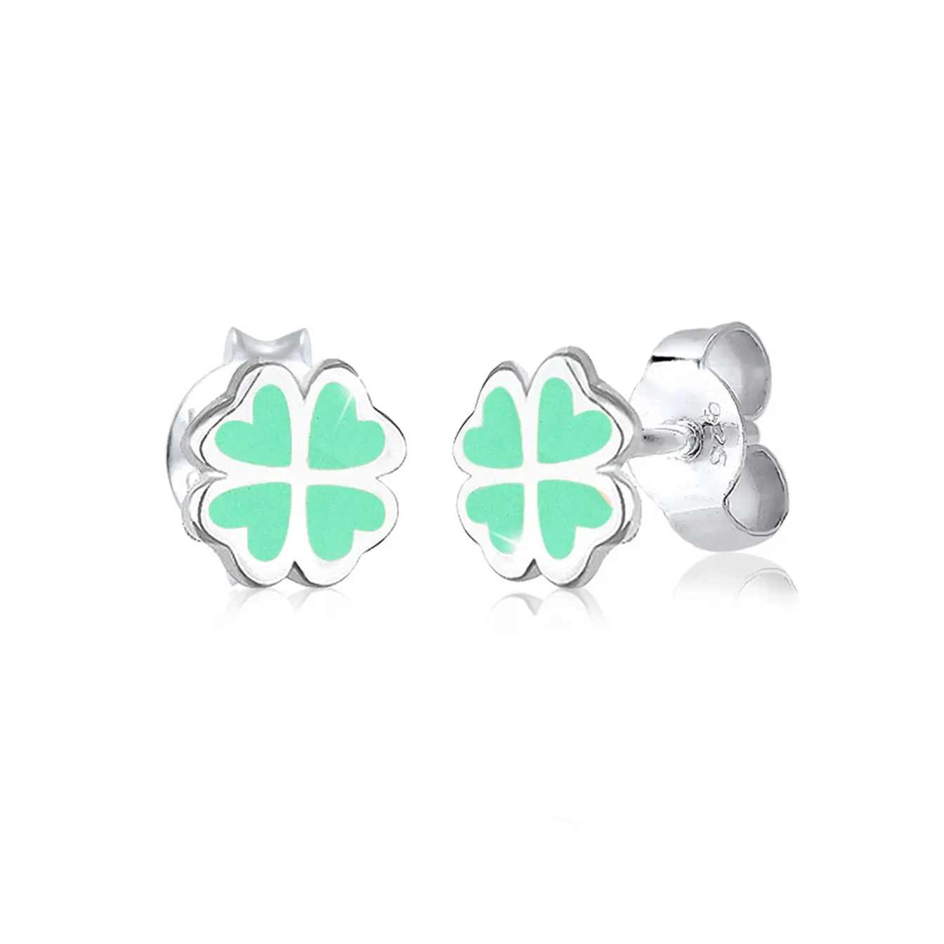 Elli "Ohrring Kleeblatt<Kinder Symbol-schmuck|Kinderschmuck