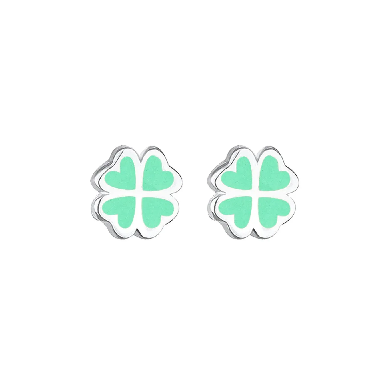 Elli "Ohrring Kleeblatt<Kinder Symbol-schmuck|Kinderschmuck
