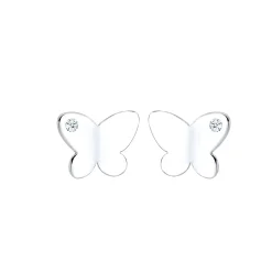 Elli "Ohrring Schmetterling | Diamant ( , 0,03 ct )<Kinder Kinderschmuck